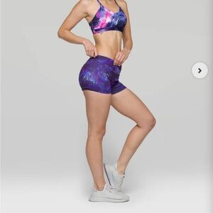 I Am Becoming IMB No Ride Workout 3” Inseam Shorts Galaxy Women’s XXL(14)